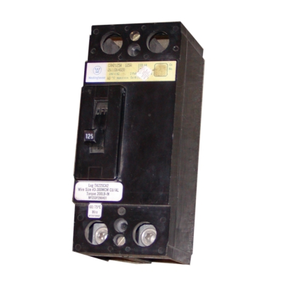 CAH2125 - 125 Amp 240 Volt 2 Pole Circuit Breaker - Reconditioned